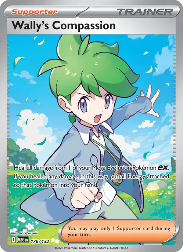 Wally's Compassion Pokémon card