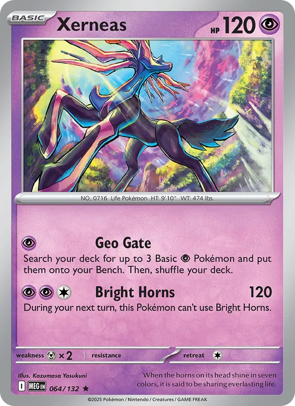 Xerneas Pokémon card