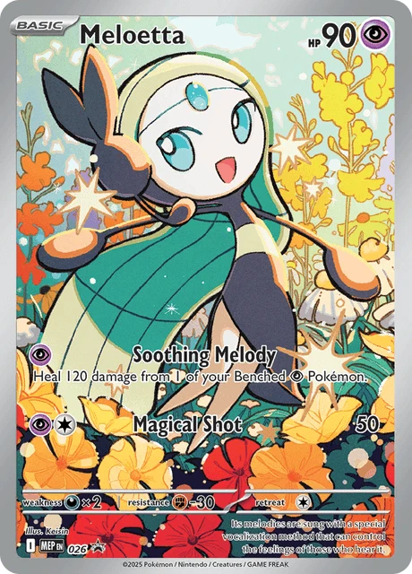 Meloetta Pokémon card