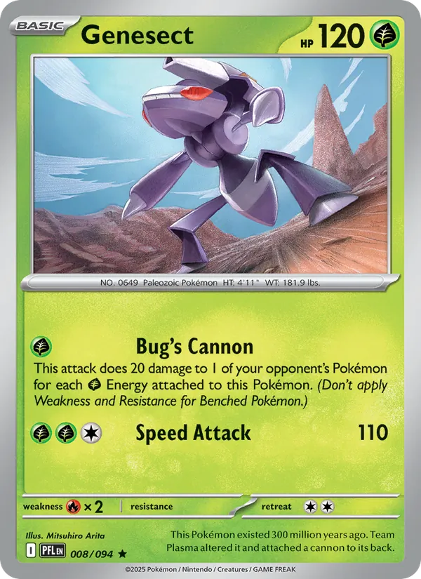 Genesect Pokémon card