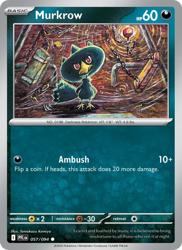 Murkrow Pokémon card