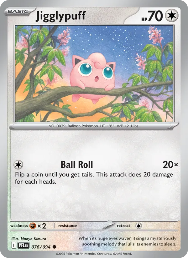 Jigglypuff Pokémon card