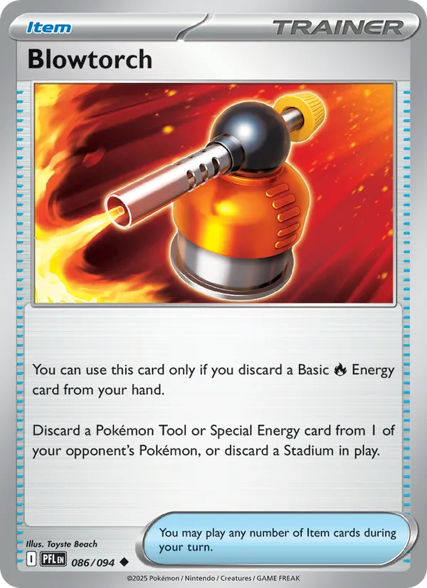 Blowtorch card