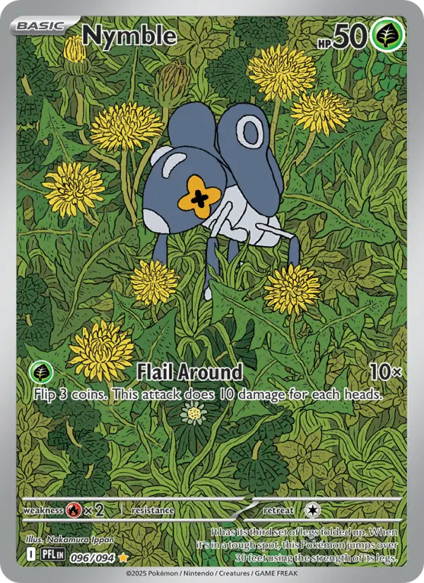 Nymble Pokémon card