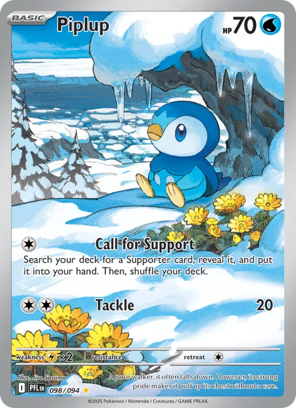 Piplup Pokémon card