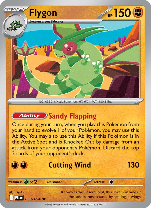 Flygon Pokémon card