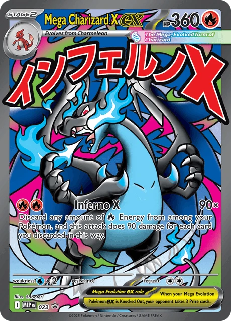 Mega Charizard X ex Pokémon card