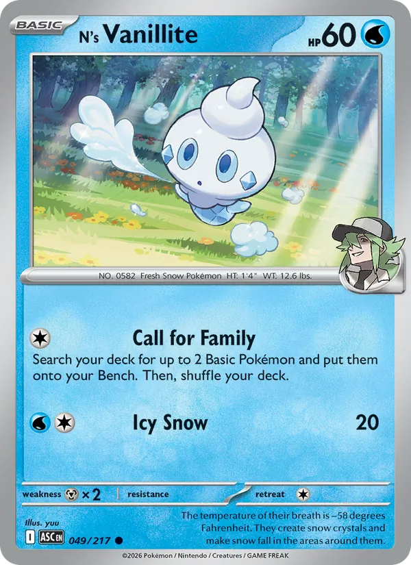 N's Vanillite card