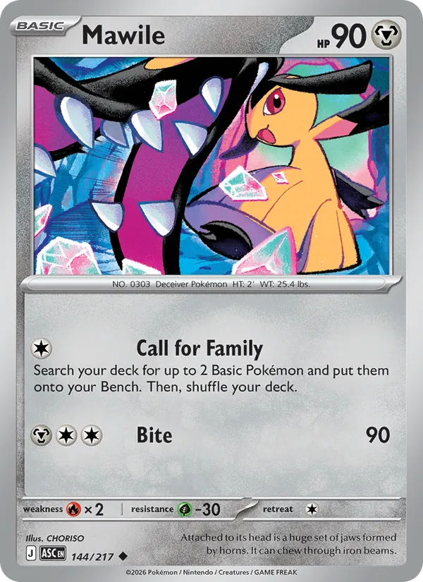 Mawile Pokémon card