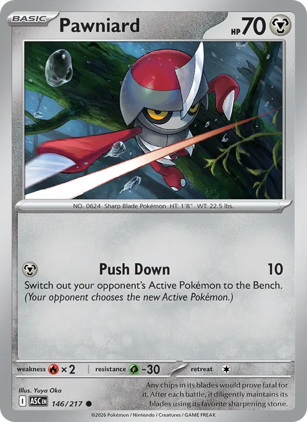 Pawniard card