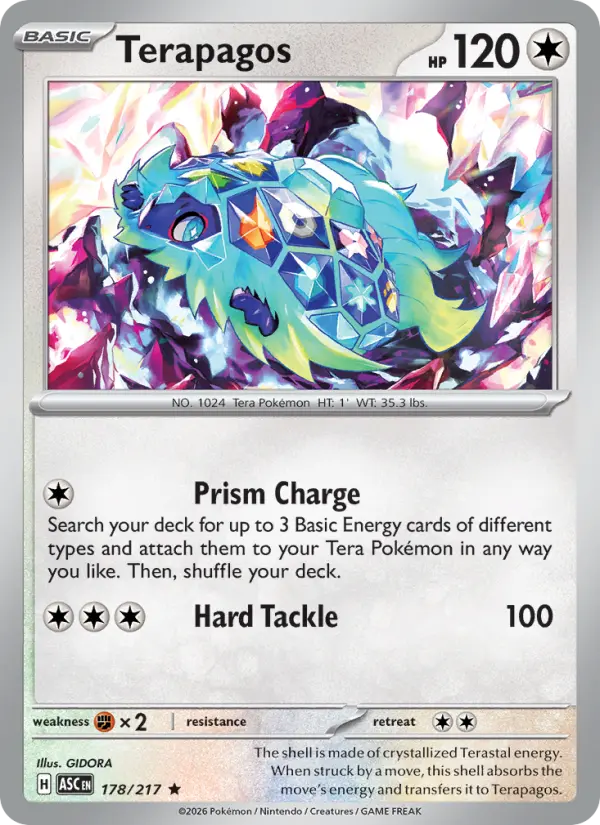 Terapagos Pokémon card