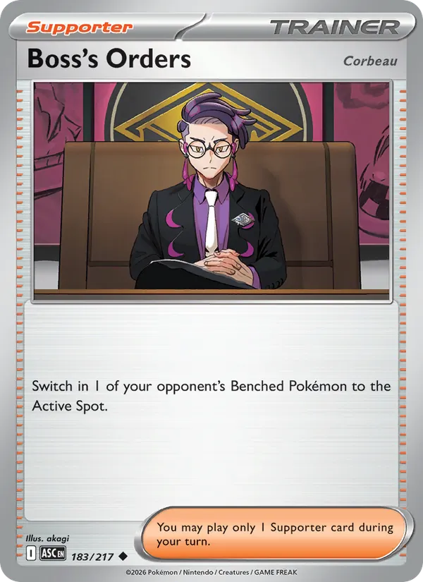Boss's Orders card