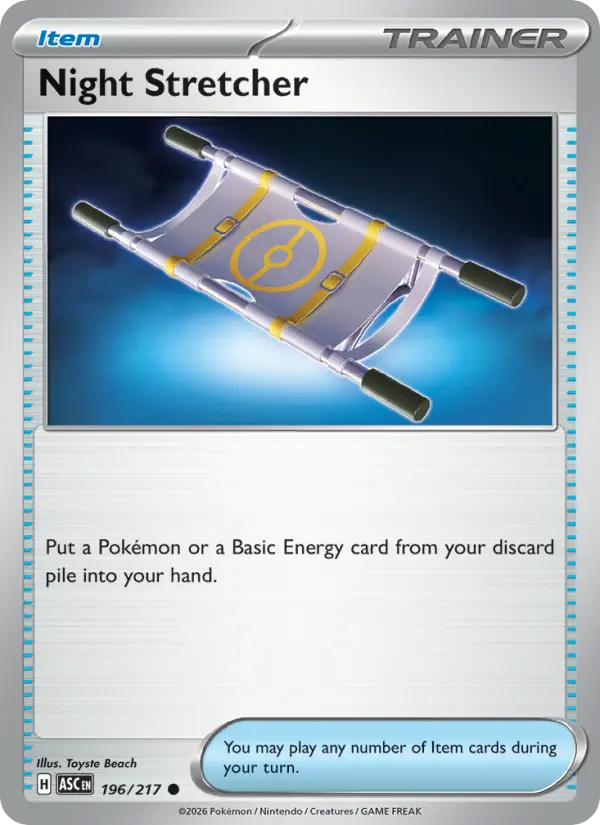 Night Stretcher Pokémon card