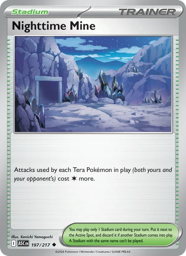 Nighttime Mine card