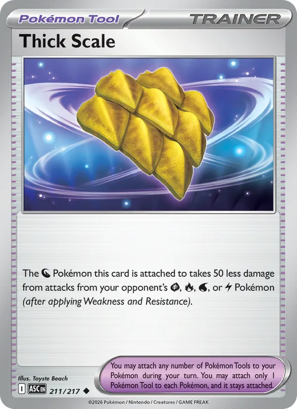 Thick Scale card