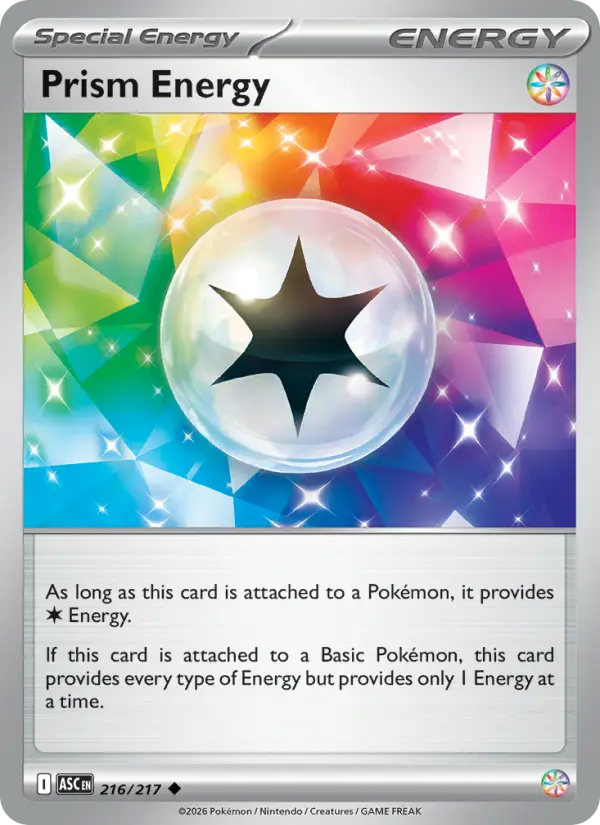 Prism Energy Pokémon card