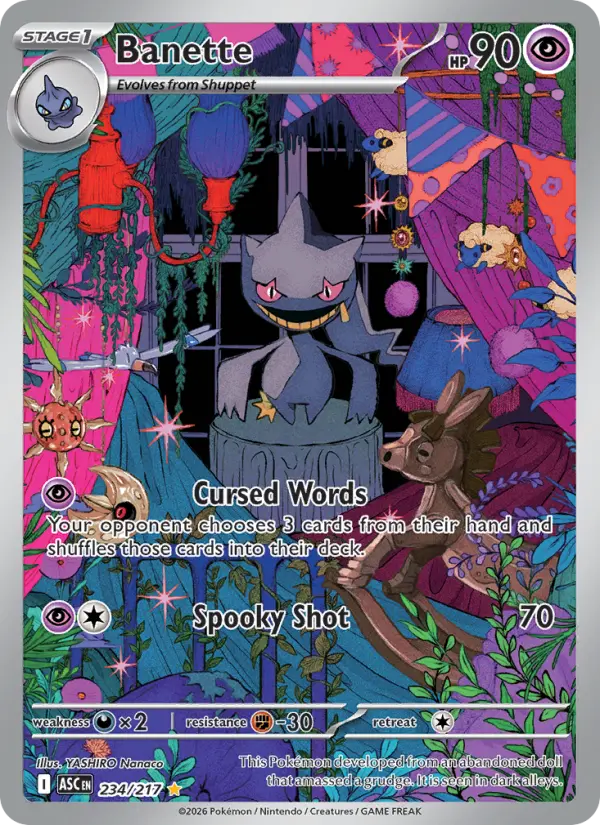 Banette Pokémon card