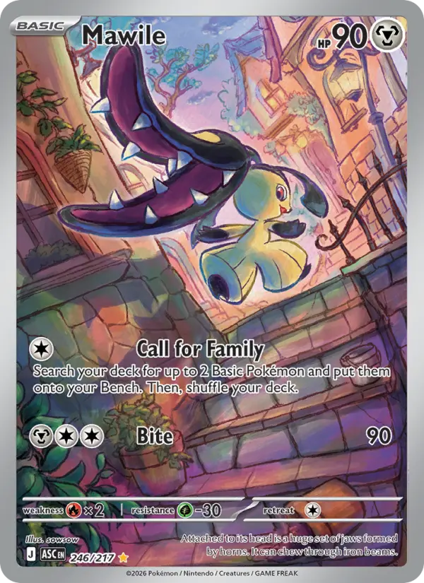 Mawile Pokémon card
