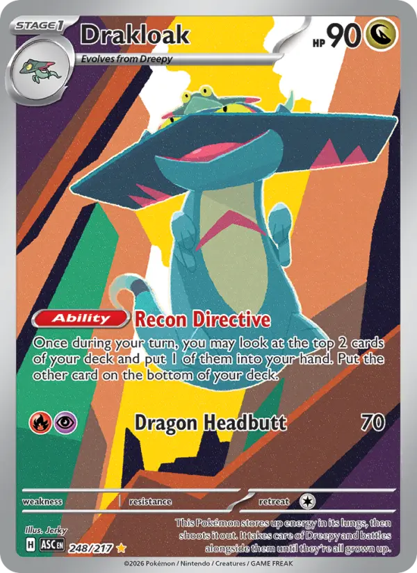 Drakloak Pokémon card