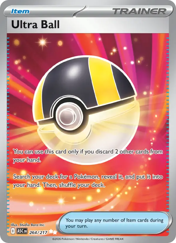 Ultra Ball Pokémon card