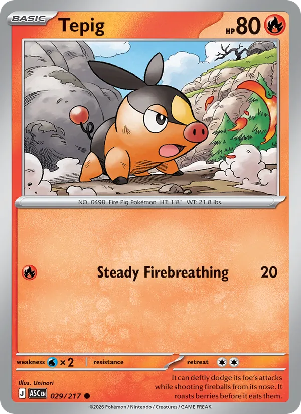 Tepig card