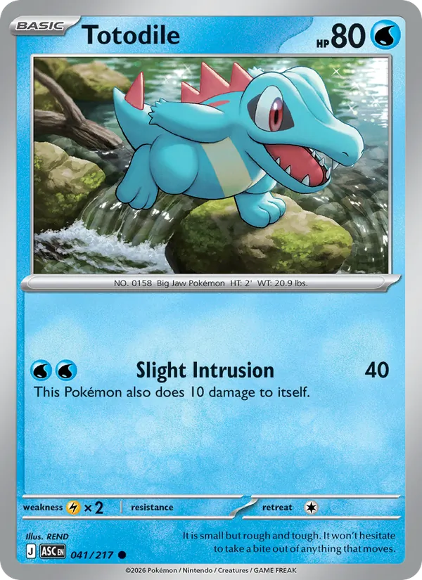 Totodile card