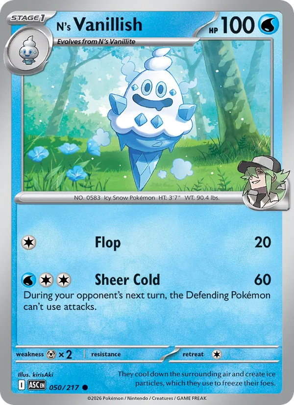 N's Vanillish card