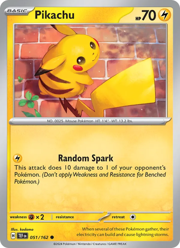 Pikachu Pokémon card