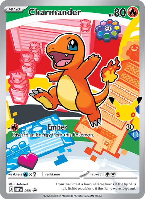 Charmander Pokémon card