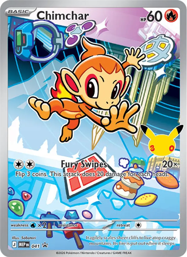 Chimchar Pokémon card