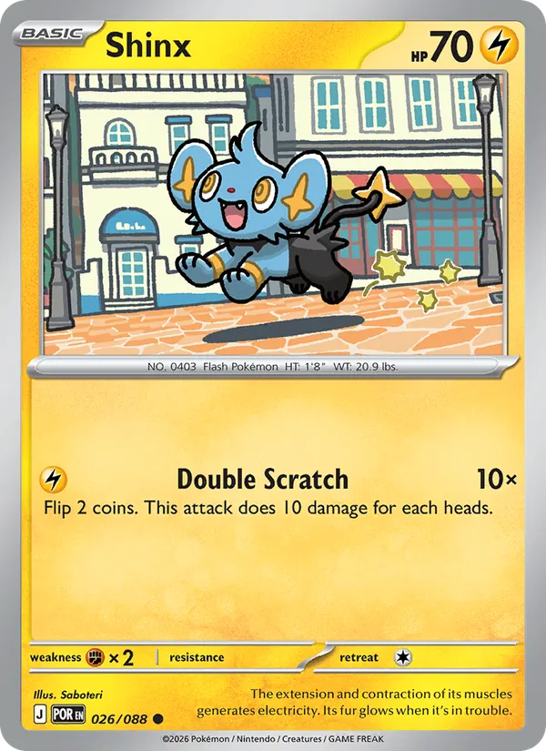 Shinx Pokémon card