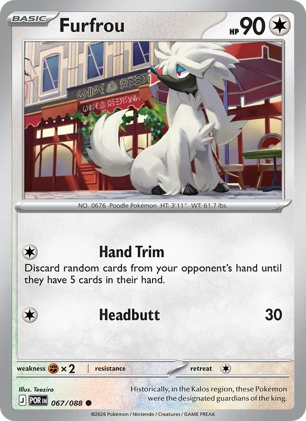 Furfrou Pokémon card