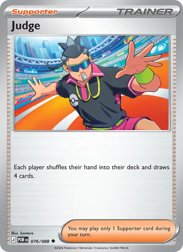 Judge Pokémon card