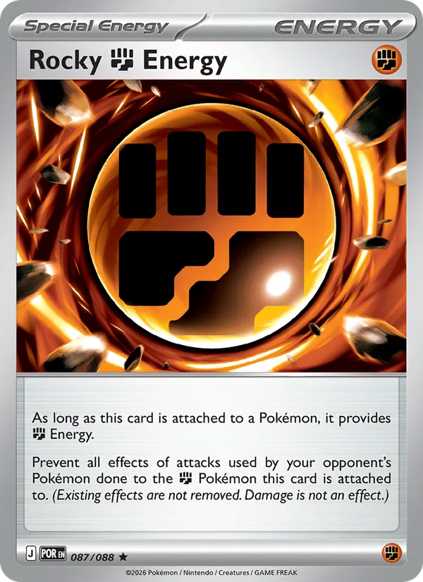 Rocky Fighting Energy card