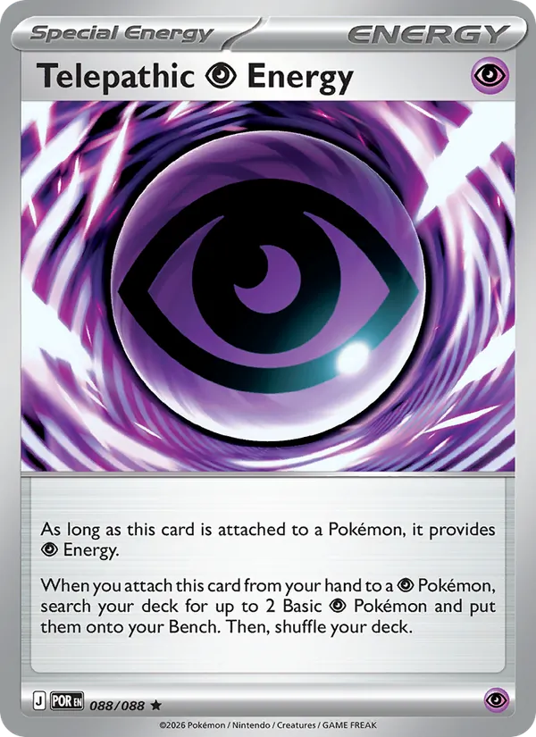 Telepathic Psychic Energy card