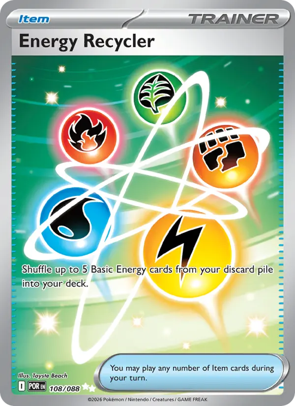 Energy Recycler Pokémon card