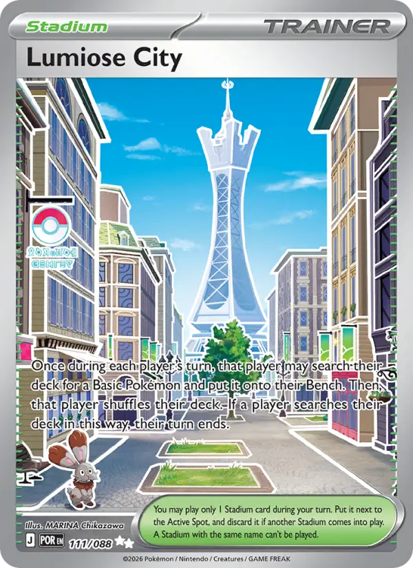 Lumiose City Pokémon card