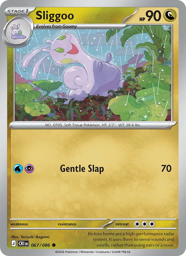 Sliggoo Pokémon card