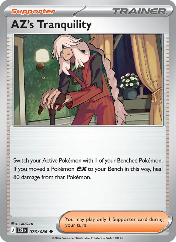 AZ's Tranquility Pokémon card