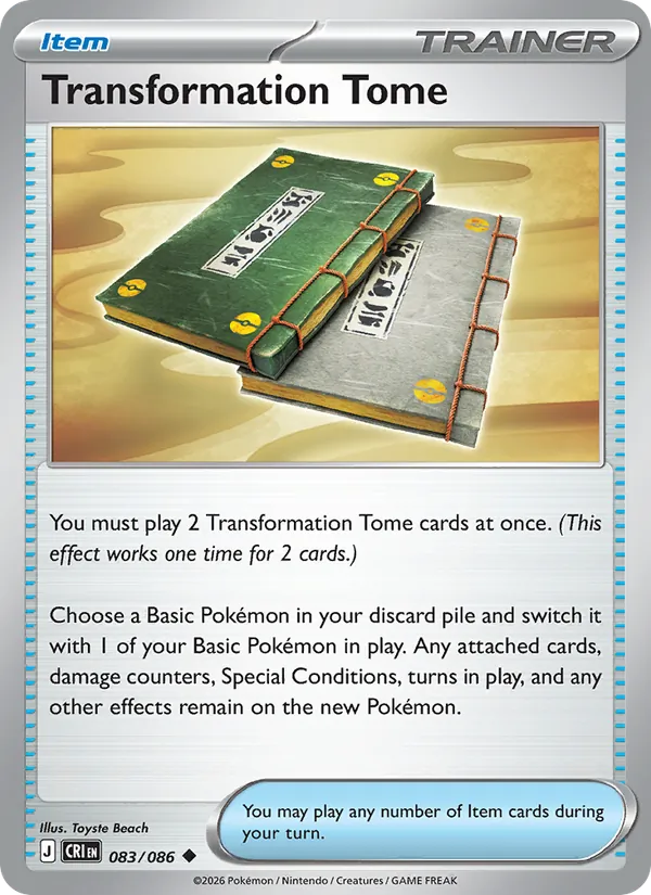 Transformation Tome card