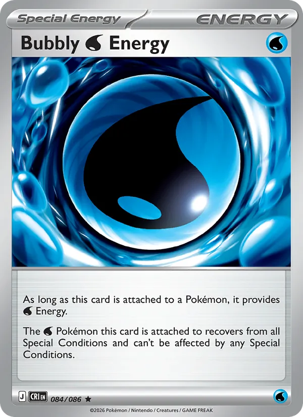 Bubbly Water Energy card