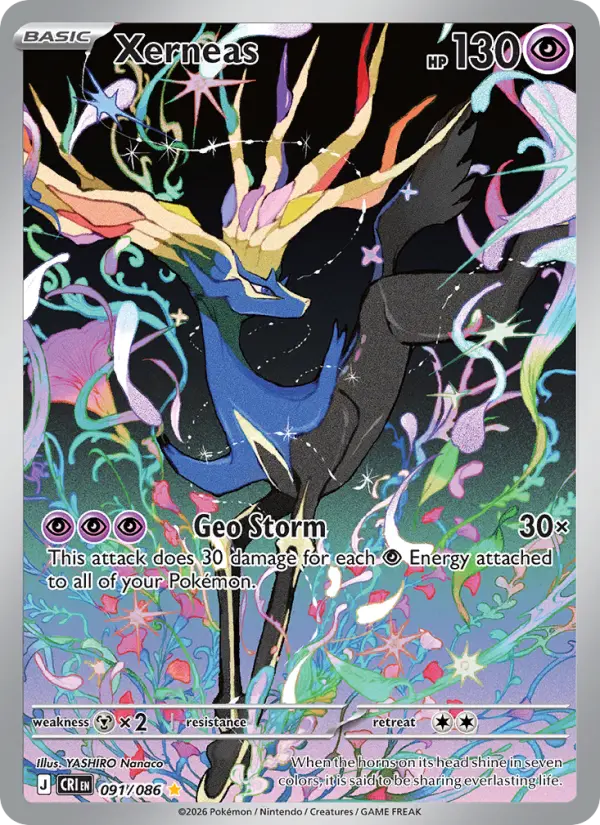 Xerneas Pokémon card