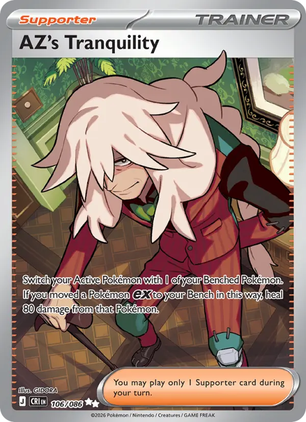 AZ's Tranquility Pokémon card