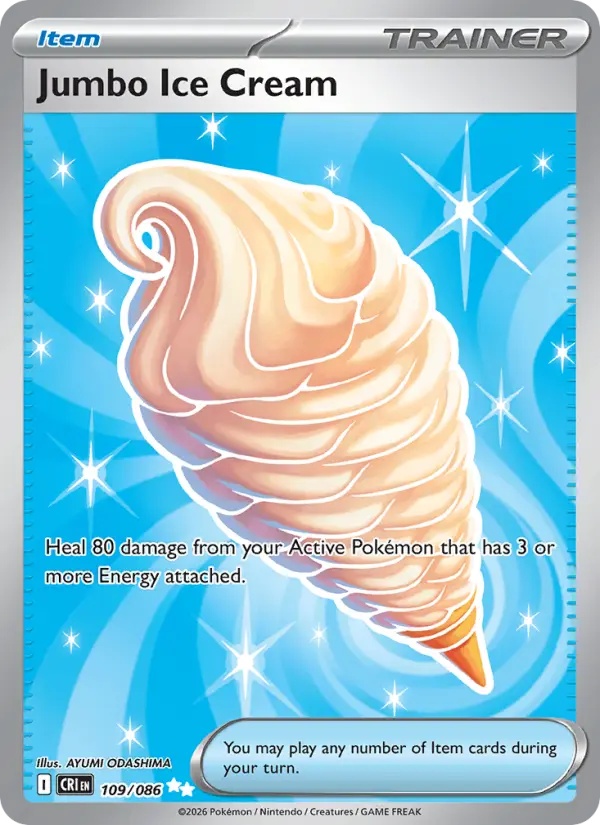 Jumbo Ice Cream Pokémon card