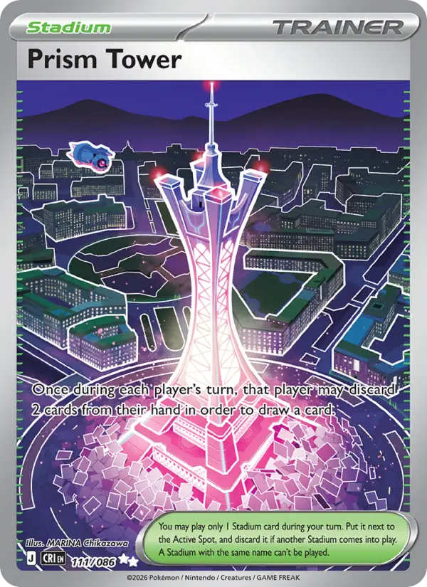 Prism Tower Pokémon card