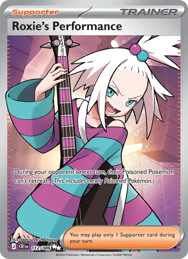 Roxie's Performance Pokémon card