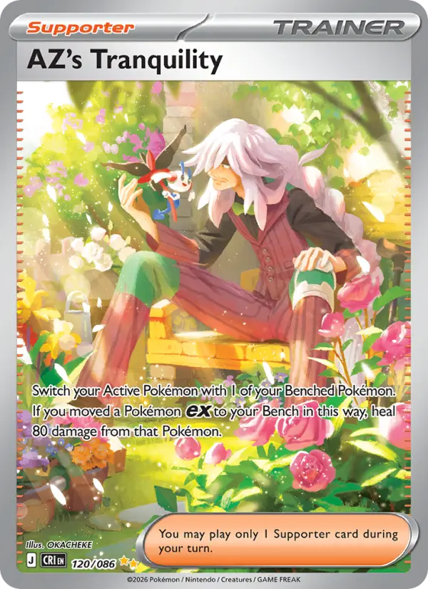 AZ's Tranquility Pokémon card
