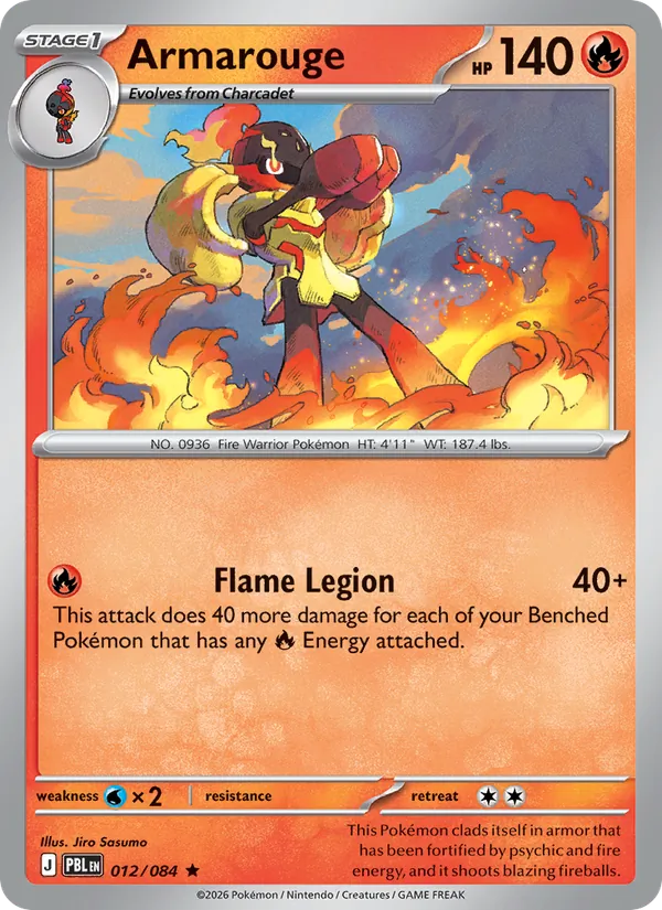 Armarouge Pokémon card