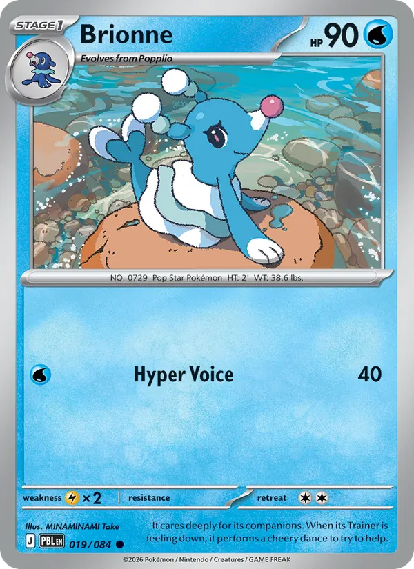 Brionne Pokémon card