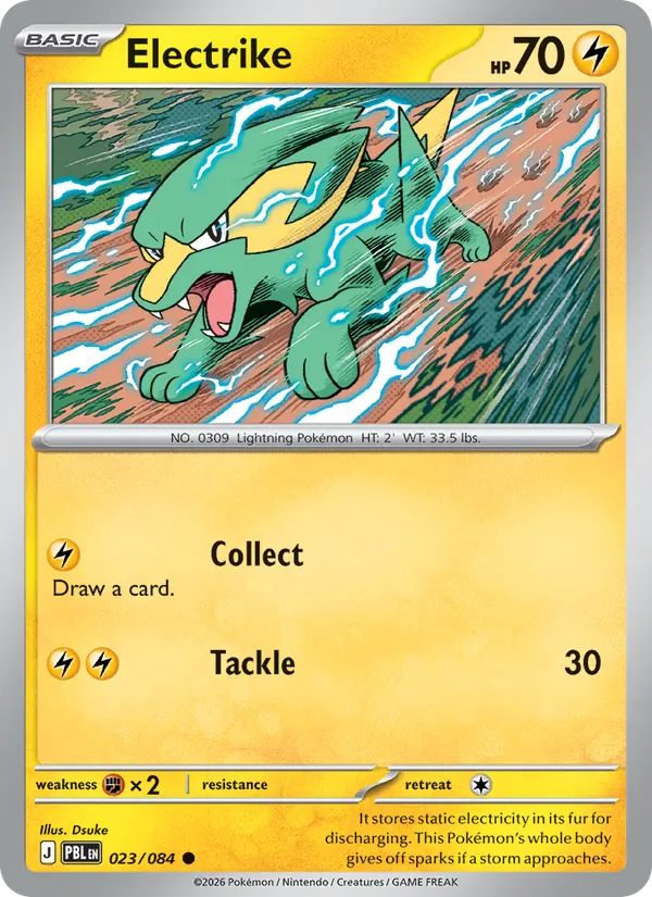 Electrike Pokémon card